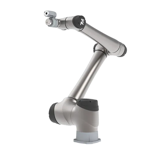 Techman TM25S collaborative robot with its built-in vision camera mounted on the wrist