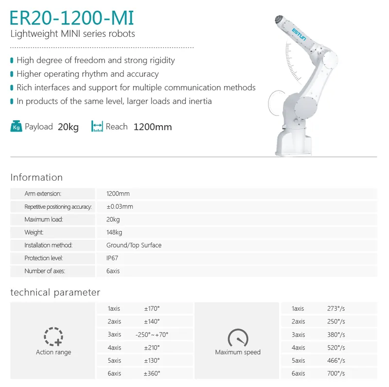 Estun ER20-1200-MI — view 1