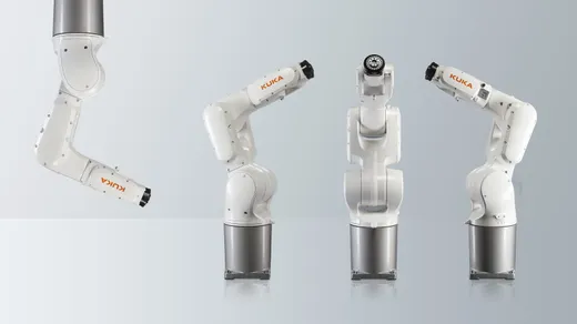 KUKA KR 10 R1100-2 AGILUS robot arm, a model tagged automotive in the IRH database