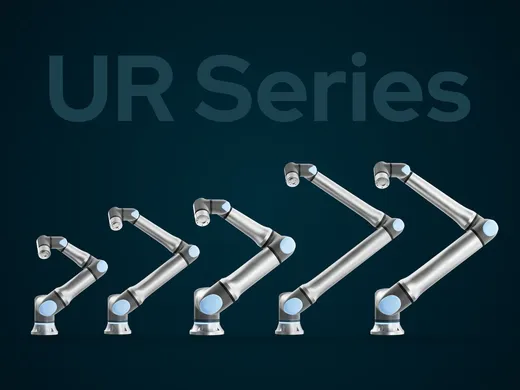 Universal Robots UR5e collaborative arm, one of only three robots in our catalog that publishes any price figure at all