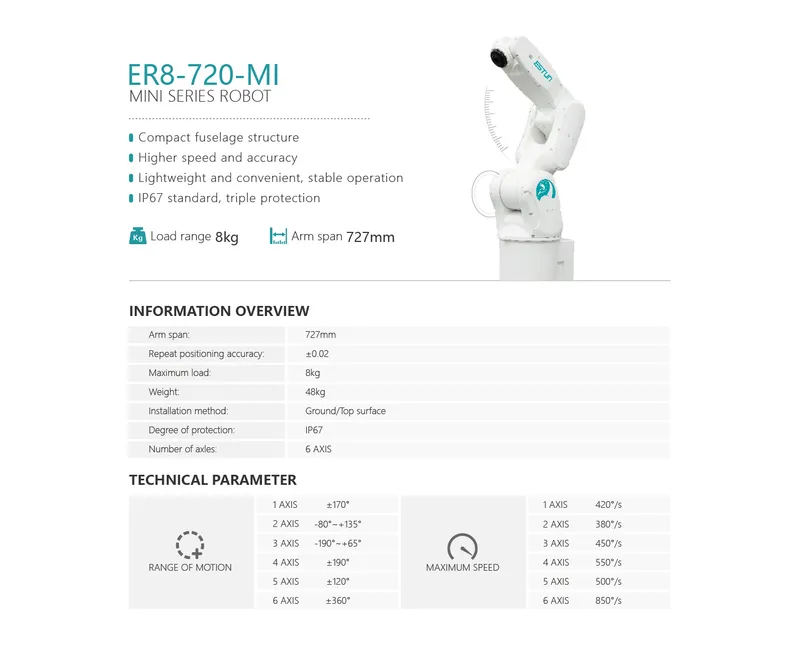 Estun ER8-720-MI — view 1