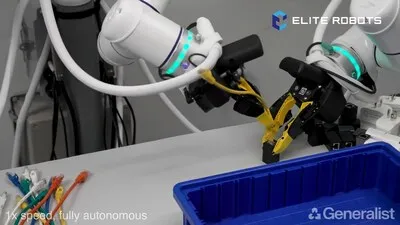 Elite Robots Backs Generalist AI's GEN-1 With Cobot Validation